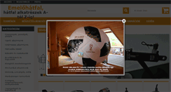 Desktop Screenshot of emelohatfalshop.com